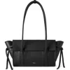 Mulberry Small Soft Bayswater Leather Satchel In Black