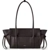 Mulberry Small Soft Bayswater Leather Satchel In Black