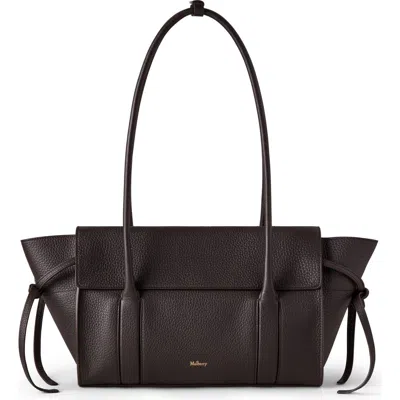 Mulberry Small Soft Bayswater Leather Satchel In Black