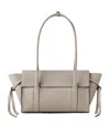 Mulberry 'small Bayswater' White Shoulder Bag With Laminated Logo In White
