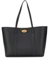 MULBERRY SMALL TOTE  BLACK LEATHER SHOPPER BAG MULBERRY WOMAN