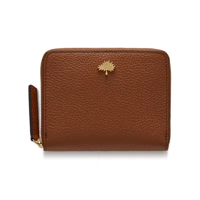 Mulberry Small Tree Zip Around Purse In Brown