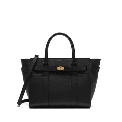 Mulberry Small Zipped Bayswater In Black