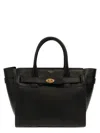 MULBERRY SMALL ZIPPED BAYSWATER TOTE BAG BLACK