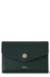 Mulberry Snap Leather Wallet In Green