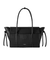 Mulberry 'small Bayswater' Black Shoulder Bag With Laminated Logo
