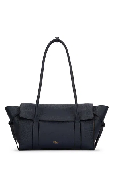 Mulberry Small Soft Bayswater Shoulder Bag In Navy