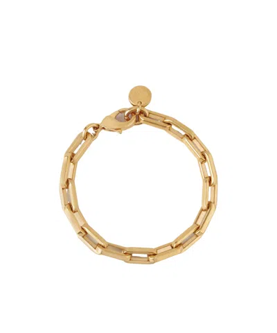 Mulberry Softie Chain-link Bracelet In Gold