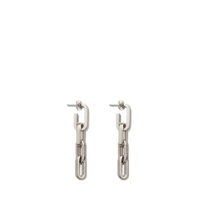 Mulberry Softie Dropped Earrings In Silver