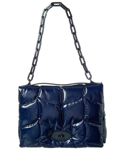 Mulberry Softie Leather Shoulder Bag In Blue