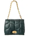 Mulberry Softie Leather Shoulder Bag In Green