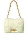 Shop Mulberry Softie Leather Shoulder Bag In White