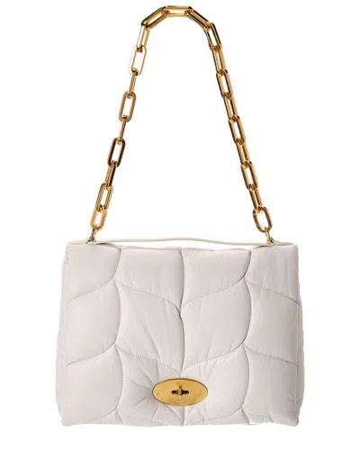 Mulberry Softie Leather Shoulder Bag In White