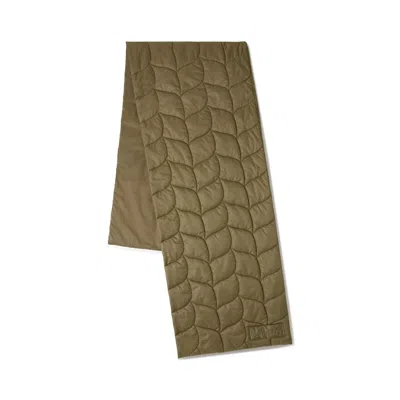 Mulberry Softie Quilted Nylon Scarf - Khaki In Purple