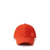 Mulberry Solid Baseball Cap - Coral Orange In Orange