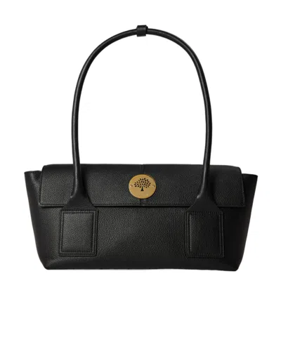Mulberry Solid-color One-shoulder Bag In Black