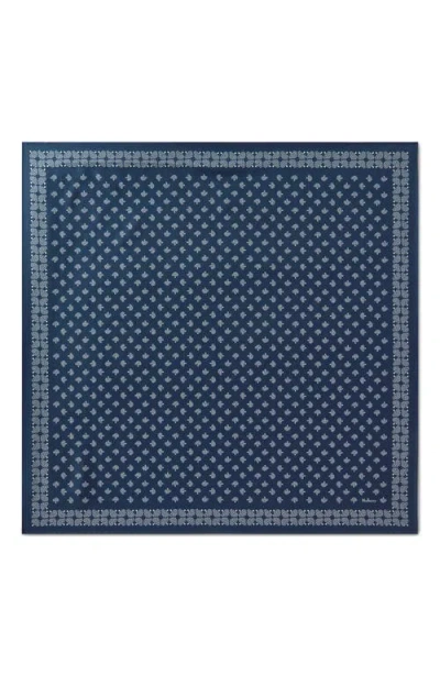 Mulberry Square Scarf In Blue