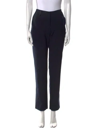 Pre-owned Mulberry Straight Leg Pants In Black