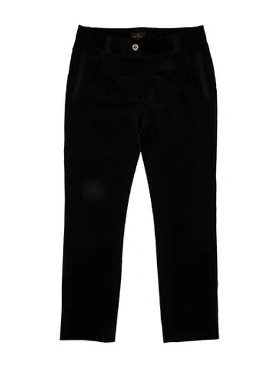 Pre-owned Mulberry Straight Leg Pants In Black
