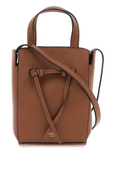 Mulberry Stylish Mini Tote For Women In Brown Leather