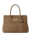 Mulberry Suede Bayswater Shoulder Bag In Sand