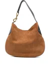 Mulberry Leather Panel Shoulder Bag Strap In Brown