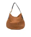 Mulberry Leather Panel Shoulder Bag Strap In Brown