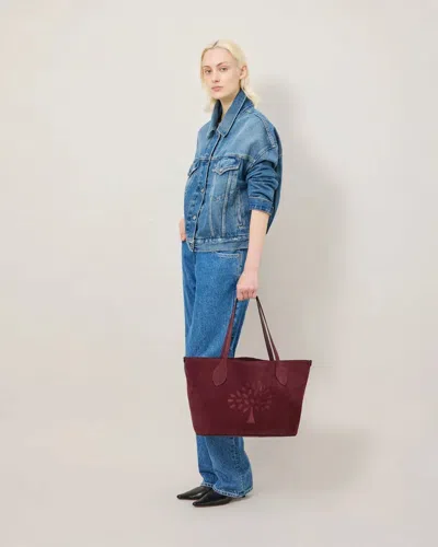 Mulberry Suede Tote