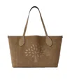 Mulberry Suede Tree Tote In Green