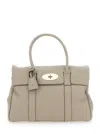 Mulberry Heavy Grain Leather Bayswater Bag In Black