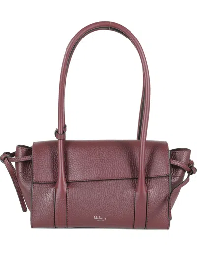 Mulberry Textured Leather Shoulder Bag