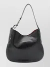 Mulberry Textured Shoulder Bag Metal Hardware In Black