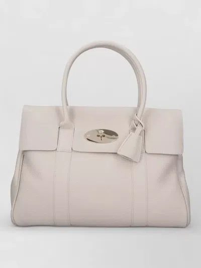 Mulberry Tote Bag Top Handle Daily Carry In Neutral