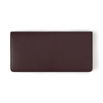 Mulberry Tree Card Wallet In Oxblood Supple Smooth Leather