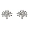 Mulberry Tree Earrings In Metallic