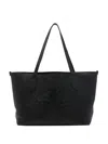 Mulberry Tree Logo-embossed Tote Bag In Black