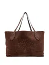 Mulberry Oversized Tree Pattern Shoulder Bag In Brown
