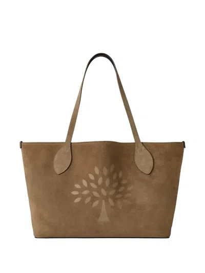 Mulberry Tree Suede Tote In Neutral