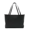 Mulberry Tree Logo-embossed Tote Bag In Black