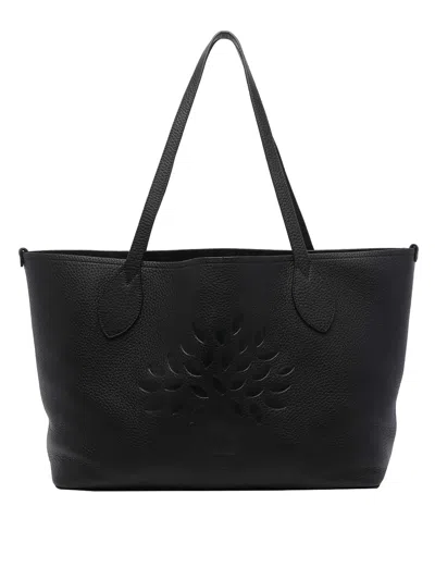 Mulberry Tree Tote Bag In Black