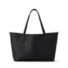 Mulberry Tree Logo-embossed Tote Bag In Black