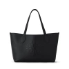 Mulberry Tree Logo-embossed Tote Bag In Black