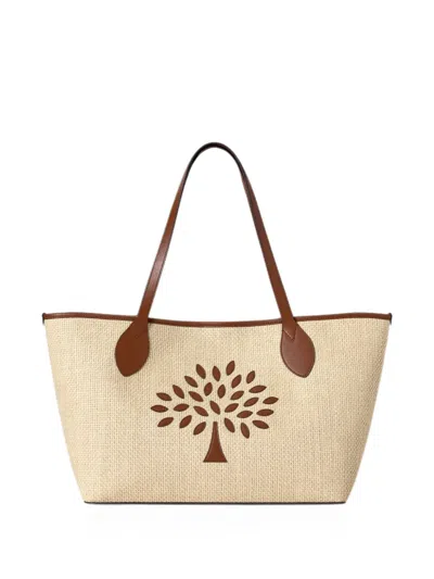 Mulberry Tree Woven Tote Bag In Neutral