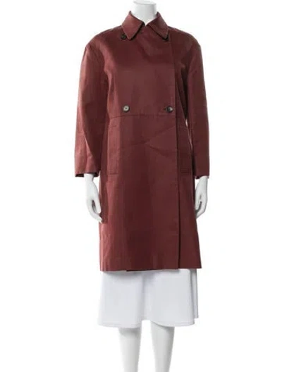 Pre-owned Mulberry Trench Coat In Brown