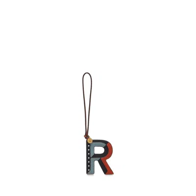 Mulberry Tri-colour Leather Keyring