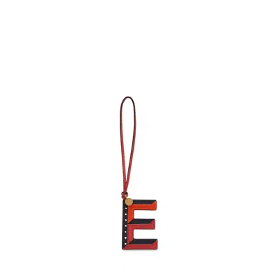 Mulberry Tri-colour Leather Keyring