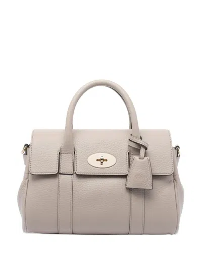 Mulberry Turn-lock Satchel Bag In Brown
