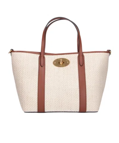 Mulberry Turnlock Shoulder Bag In White