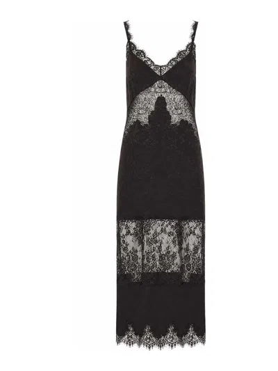 Mulberry Vestido Midi - Marrón In Black