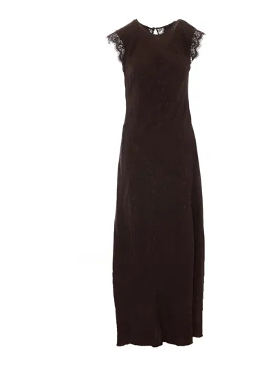 Mulberry Vestido Midi - Marrón